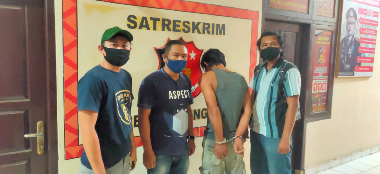 Gerayangi Istri Orang, HE Diamankan Unit PPA Satreskrim Polres Lampung Utara
