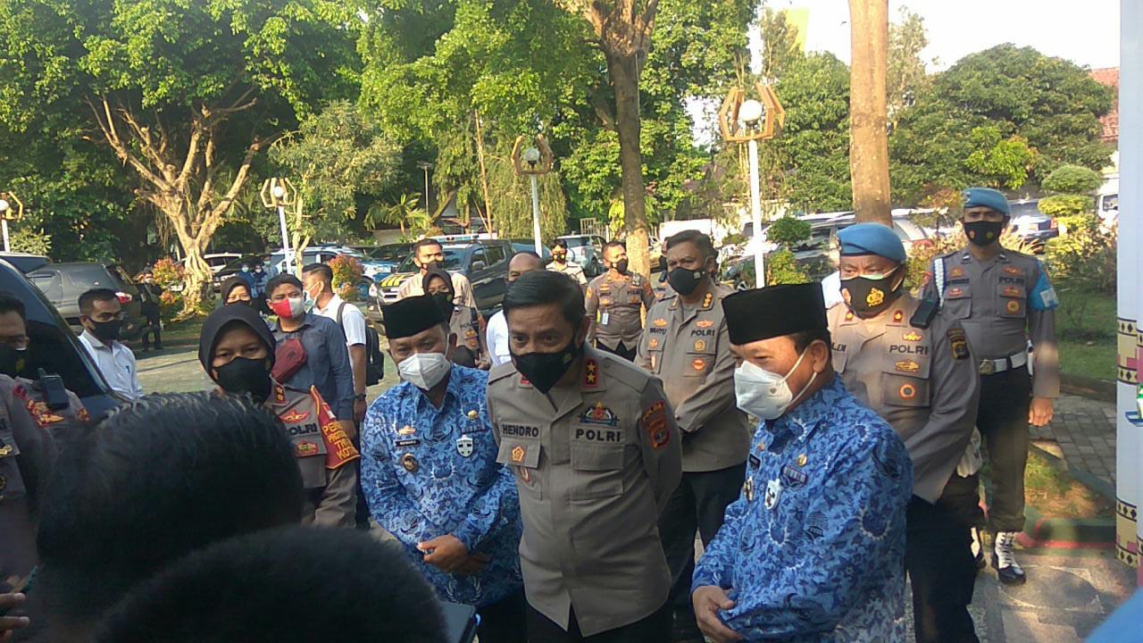 Kapolda Lampung Melakukan Kunjungan Kerja Di Polres Kota Metro
