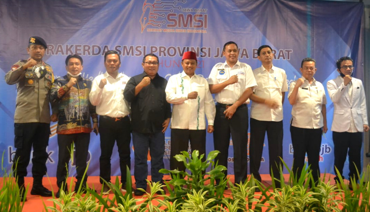 Wagub Jabar Ajak SMSI Sukseskan Pembangunan Di Jawa Barat