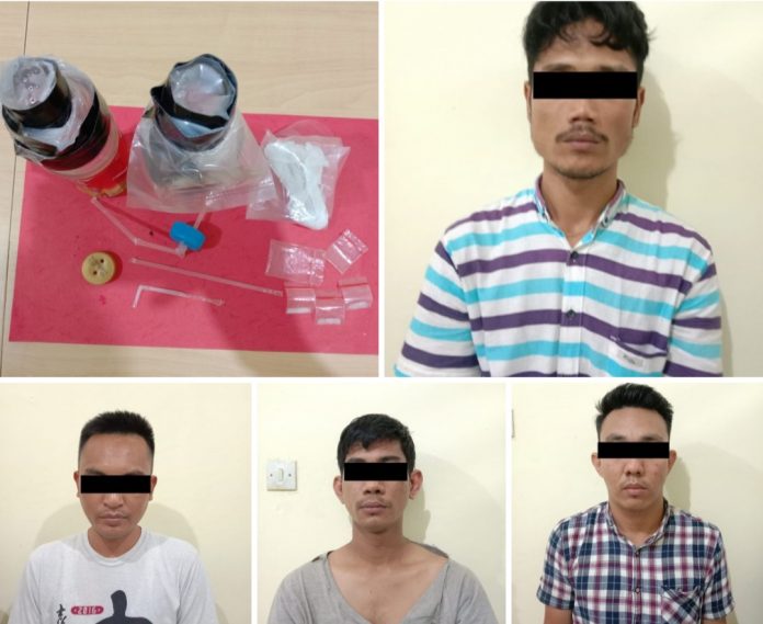 Tim Cobra Polres Metro Lampung Berhasil Mengungkap Penyalahgunaan Narkoba