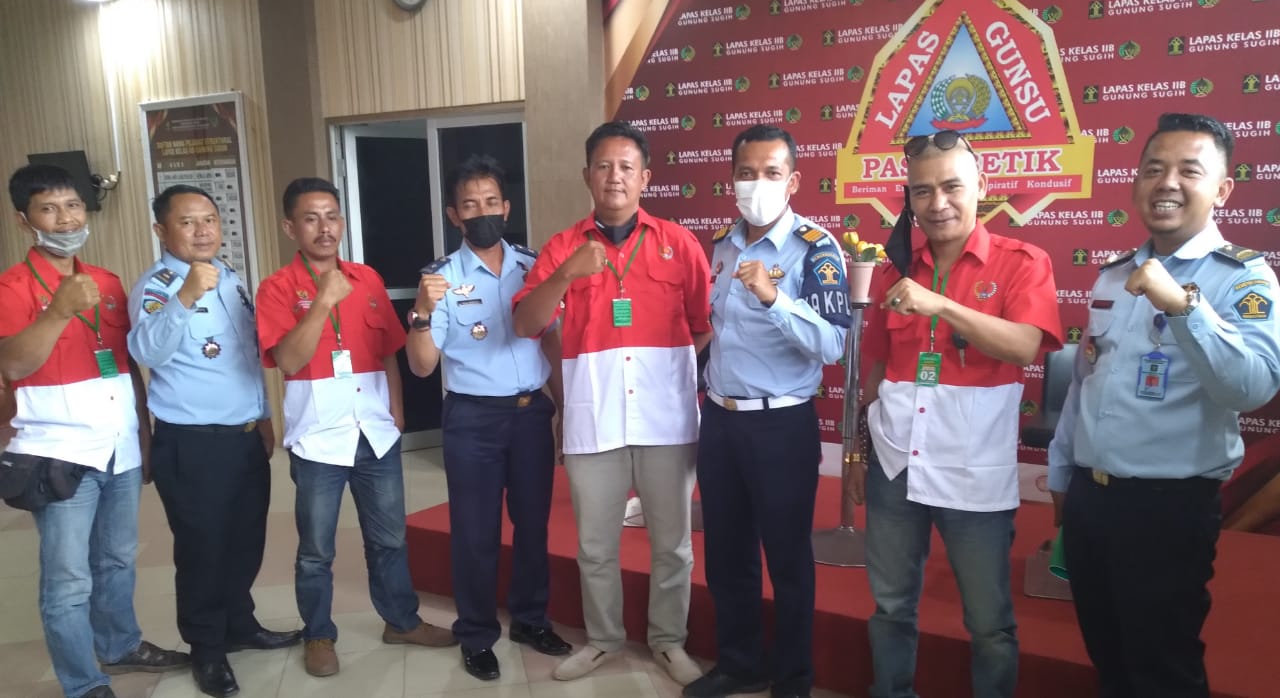 DPC PWRI Lampung Tengah Audiensi ke Lapas Kls IIb Gunung Sugih
