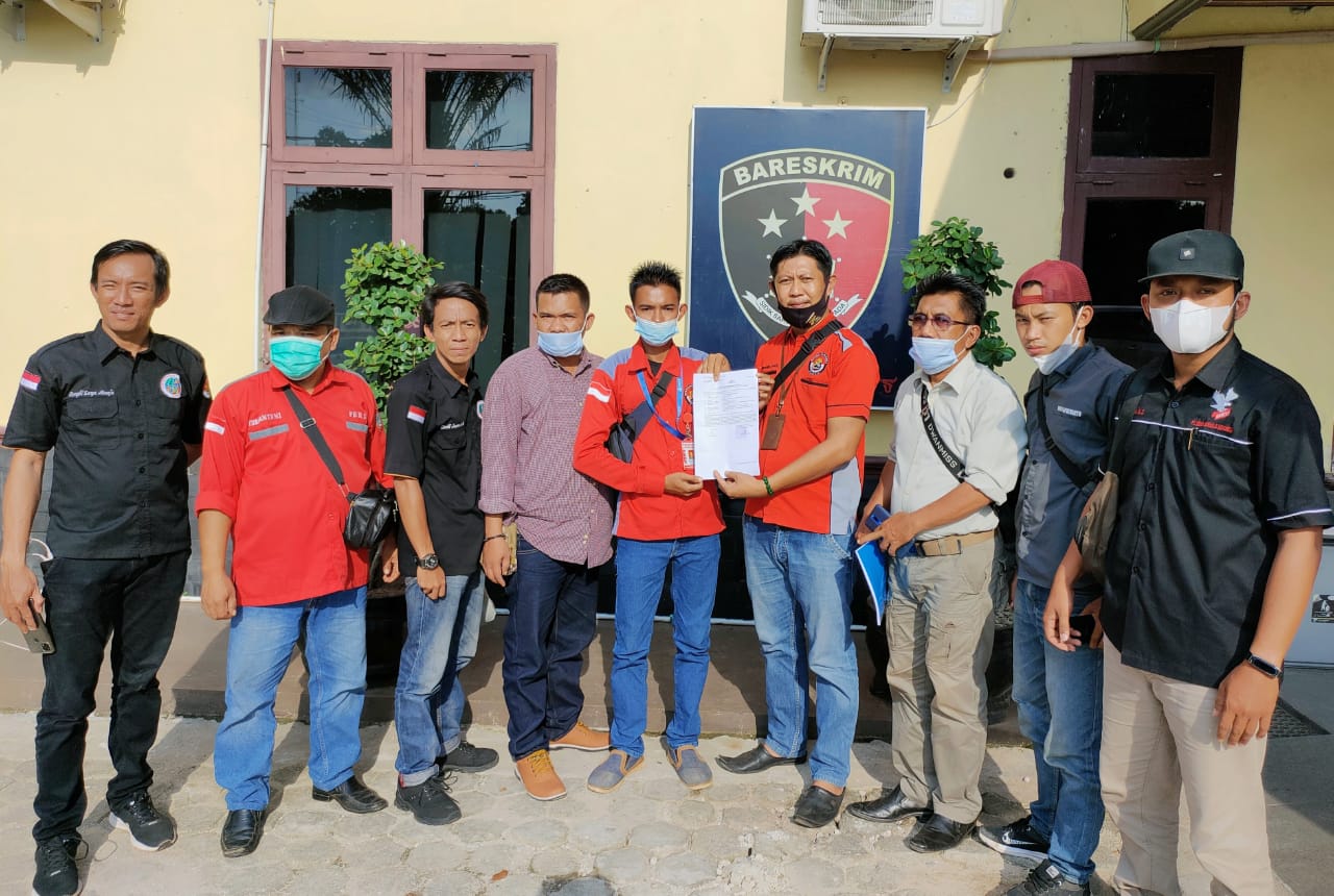Intimidasi Wartawan,Kakam Tanjung Jaya di Laporkan ke Polres Lampung Tengah