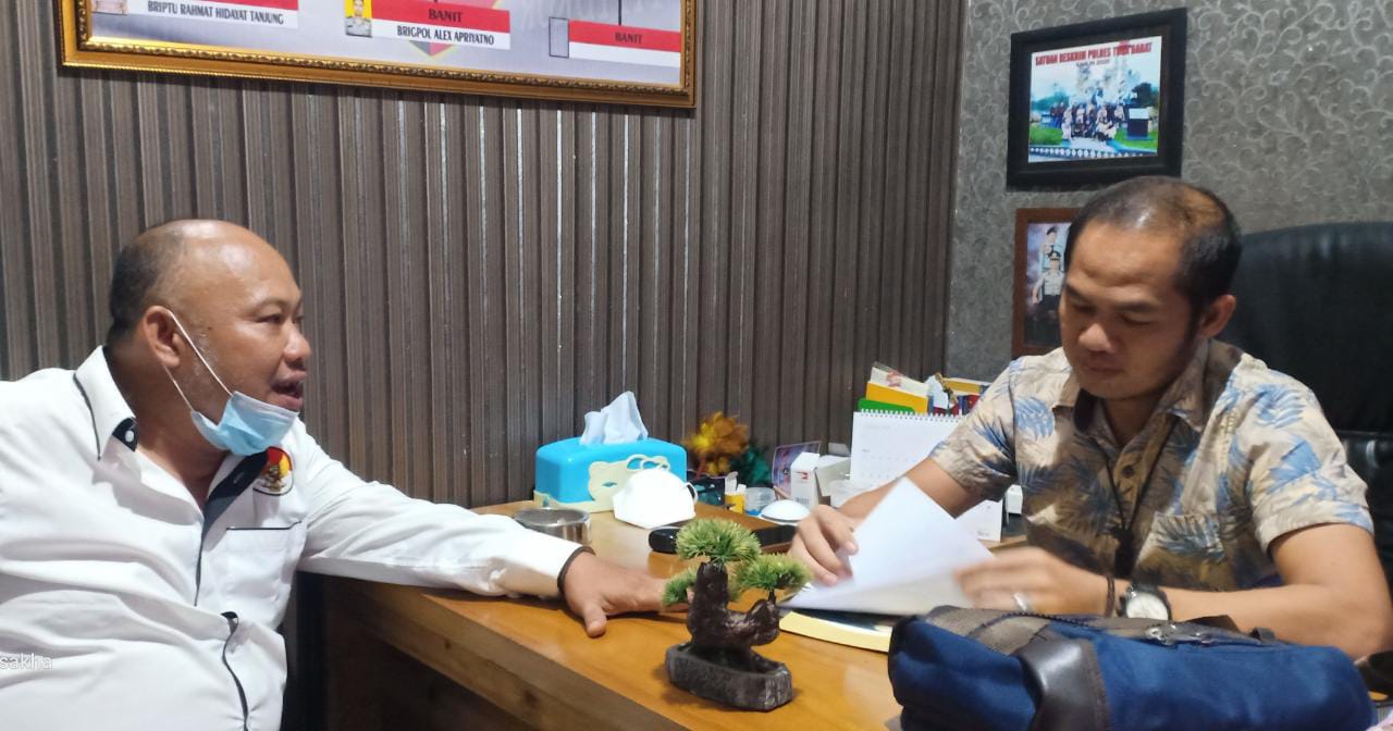 Senin, Oknum Kepalou Tiyuh Mekarsari Jaya Bersama Istrinya Diperiksa Penyidik Tipikor Polres Tubaba