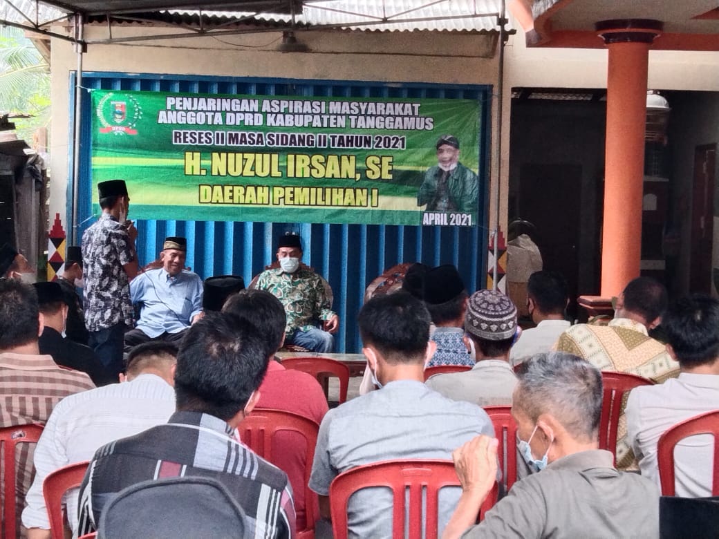 Reses Penjaringan Aspirasi Masyarakat Angota DPRD Kabupaten Tanggamus.Nuzul irsan.SE.