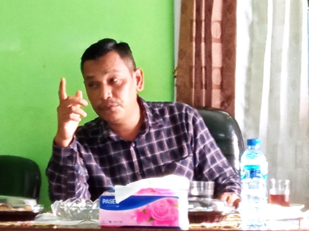 Hi.Nizwar Mengunjungi PWI Kabupaten Tanggamus di Balai Wartawan Mulyadi HS