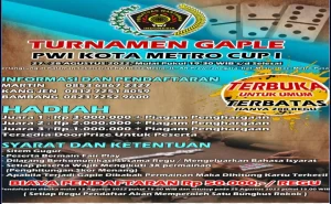 Turnamen Gaple PWI Metro Cup Bakal Digelar