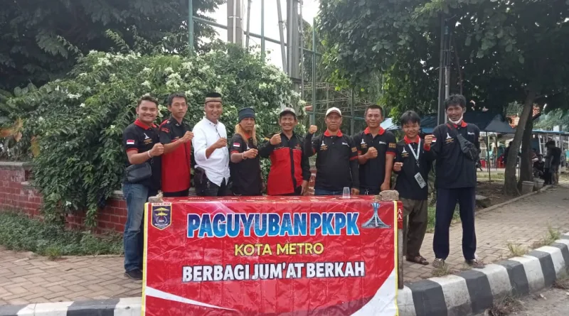 PKPK Kota Metro Kembali Berbagi Jum'at Berkah