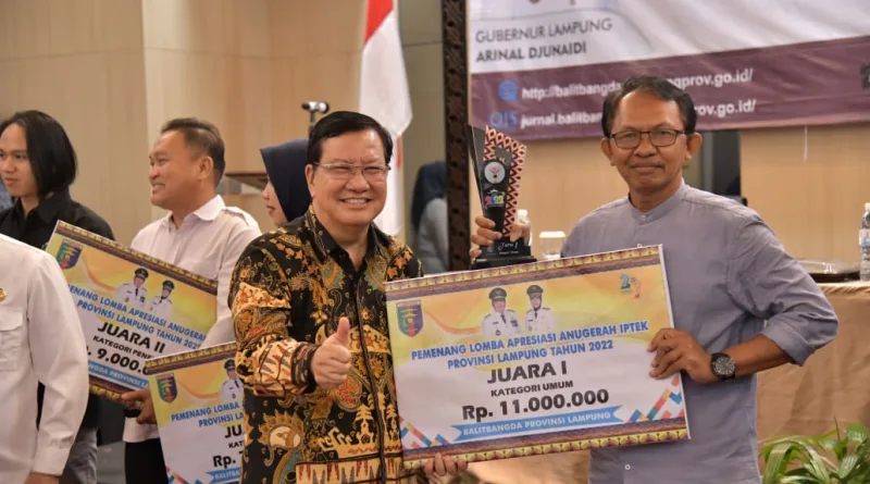Haryadi, _”ayak”_ SP., MM., Wakili Masyarakat Tubaba Juara 1 Lomba Anugerah Inovasi Daerah Lampung