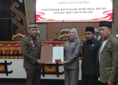 Gelar Paripurna, DPRD Metro Sampaikan Rekomendasi LKPJ 2025