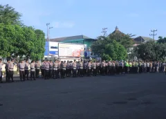 Pimpin Apel Siaga May Day, Kapolres Metro Polda Lampung Pastikan Personel Tetap Siaga Penuh