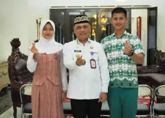 Wali Kota Metro Bangga, Dua Pelajar Metro Tembus Seleksi Paskibraka Tingkat Nasional