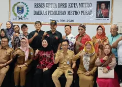 Atasi Keluhan Infrastruktur dan Sampah di Jantung Kota, Ketua DPRD Metro Ria Hartini Ajak Warga Kolaborasi